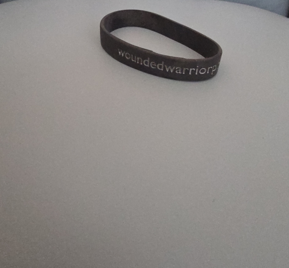 Black Silicone Awareness Wristband